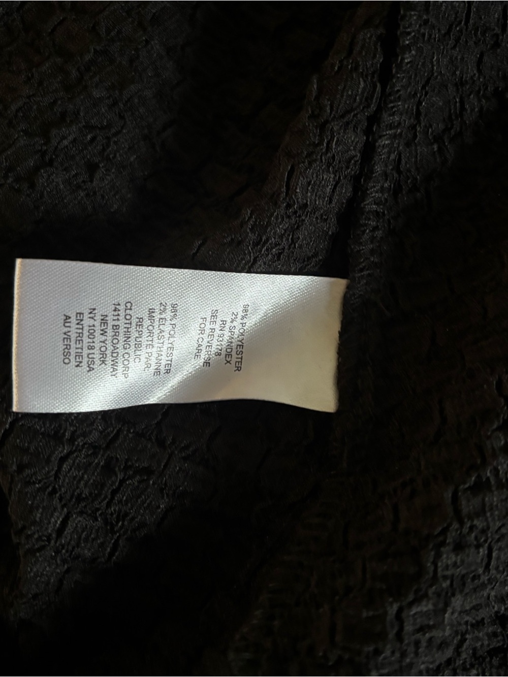 Truth By Republic XS Wide-Leg Cropped Pants and Sleeveless Button Tank Set Black - Picture 6 of 6